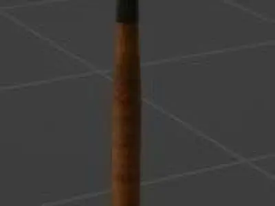 Melee weapon - War billhook Free low-poly 3D model