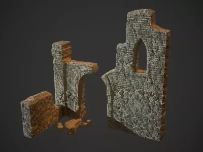 Castle Ruins 3D model