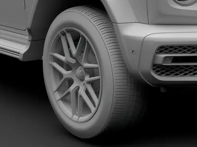 Brabus G 65 W464 2019 wheel 3D model