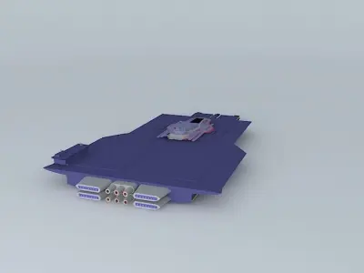 XAC Blue Dragon Space aircraft class Free 3D model