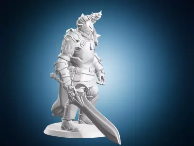 Ironspire Dread Knight 3D print model