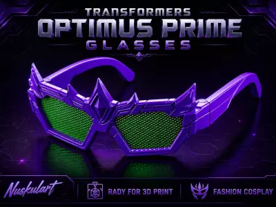 Optimus Prime Glasses - Transformers Style Cosplay 3D Printing 3D print model