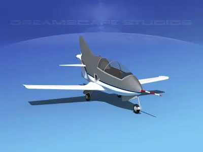 Bede BD-5J Microjet  V08 3D model