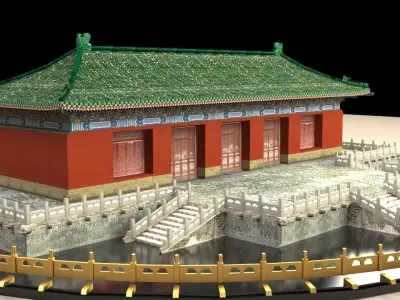 Chinese ancient building  3D model