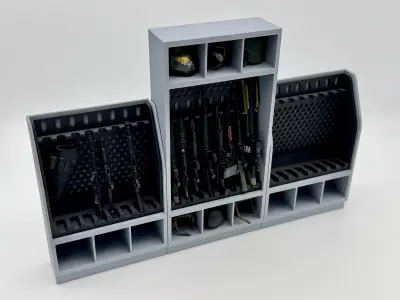 Armory - Rack and Base 01 02 3D print model