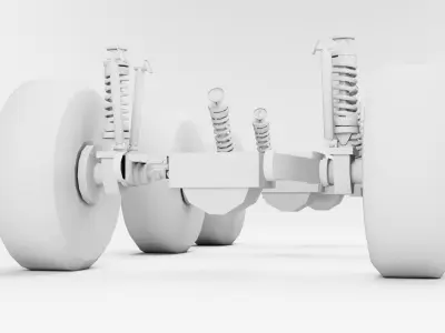 LAV-600 military vehicle Low-poly 3D model