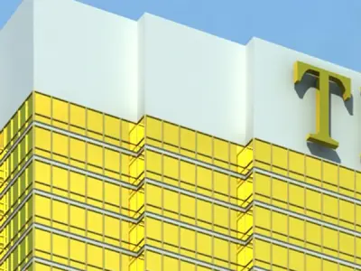 Trump International Hotel 3D model