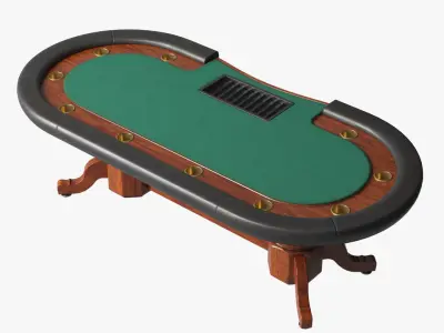 Poker Table 3D 3D model