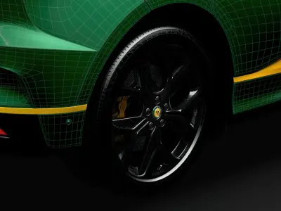Lister I Pace EV400 ADW HSE 2019 wheel 3D model