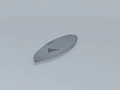 O&#39;Shea Guppy Fish 5&#39;10&quot; Surfboard (Composite) Free 3D model