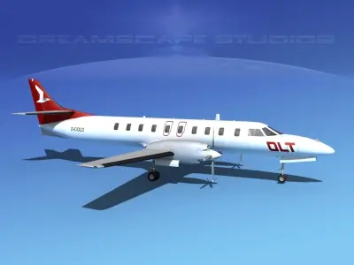 Swearingen SA226 Metroliner OLT 3D model