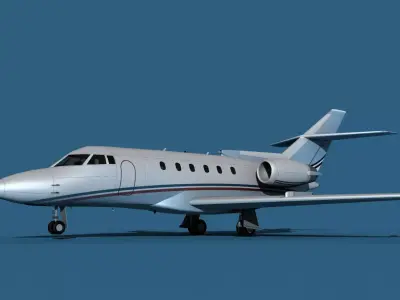 Hawker Siddley 800SR V11 3D model
