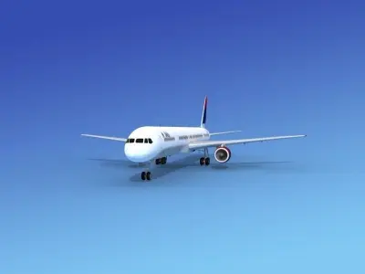Boeing 757-300 Delta 2 3D model