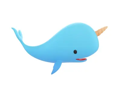 Character272 Narwhal 3D model