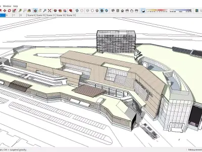 Sketchup Shopping Center 235 3D model