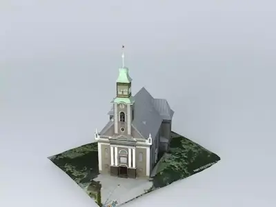 Evangelical church Bystrice nad Olsi Free 3D model
