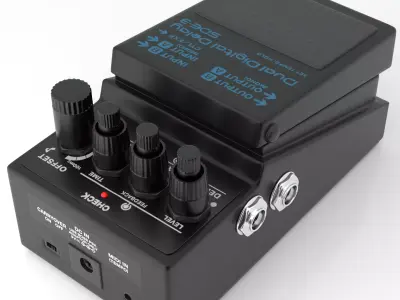 BOSS - effects pedals SDE-3 3D model