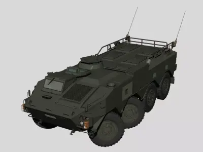 Japan Ground Self-Defense Force Type96 APC Default Color 3D model