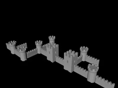 Articulated Castle 3D print model