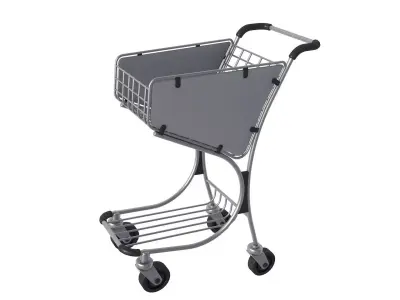 Airport Luggage Trolley  3D model