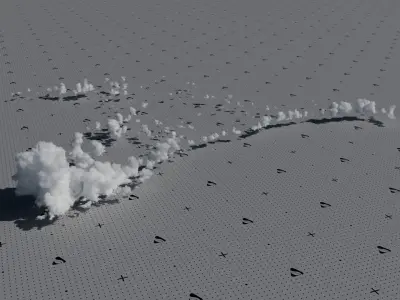 VDB Cumulonimbus Cloud Field 5 3D model