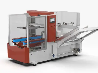 Fully Automatic Box Unpacking Machine 3D model
