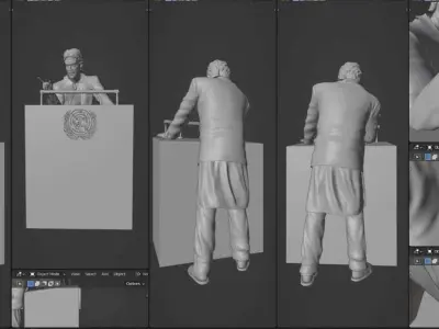 Imran Khan 3D print model