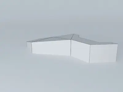 Irregular shaped counter Free 3D model