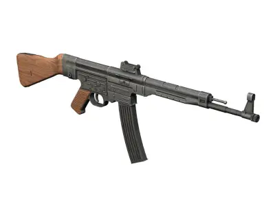 Sturmgewehr 44 - MP44 - German Assault Rifle 3D model