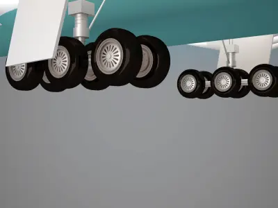 Autrian Airlines Boeing 777 300 ER 3D model