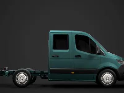 Freightliner Sprinter Chassis Crew Cab L1 FWD 2020 3D model