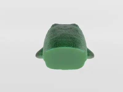 Dragon Head Baked Free low-poly 3D model