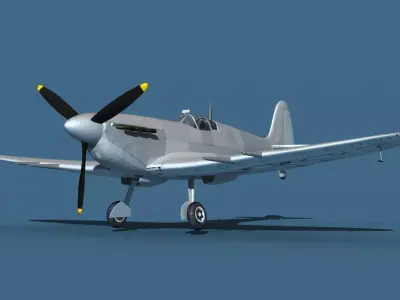 Supermarine Spitfire MkVI V00 3D model