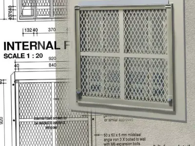 dArc prison window 3D model