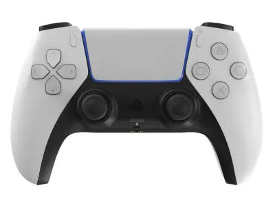 Three PlayStation 5 Accessories 3D model
