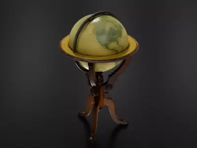 Antique Globe 3 3D print model