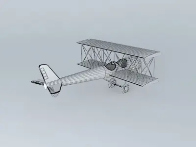Miniature Aircraft Decoration Free 3D model