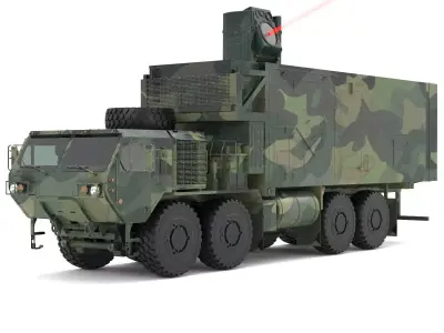 HEMTT A4 with Laser 3D model