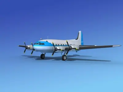 Boeing B307 Stratoliner Corporate 1 3D model