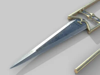 HIE Game Ready Katar N1 Free low-poly 3D model