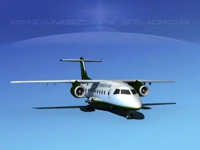 Dornier 328Jet Vermont Air 3D model