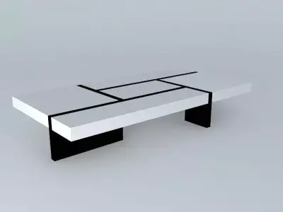 coffee table Croix by Artifact Free 3D model