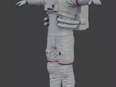 Astronaut Spacesuit 3D Model 3D model 24