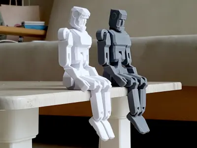 Figuer Elegant Man  Woman Duo 3D print model