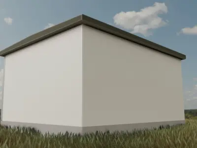 Transformer Station High-Poly Version 3D model