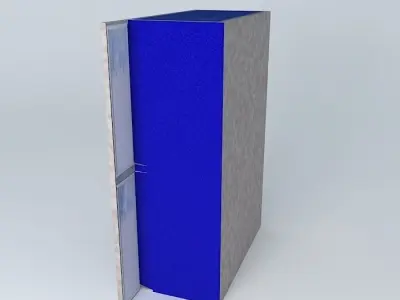 Outdoor boxes type 2 Statoil Fuel Retail Riga Latvia Free 3D model
