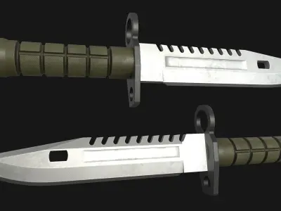 Knives Pack Low-poly 3D model