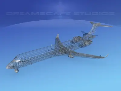 Comac ARJ21-900 Venture Airlines  3D model