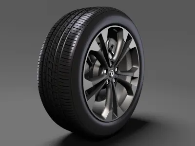 Vauxhall Cascada wheel 2017 3D model