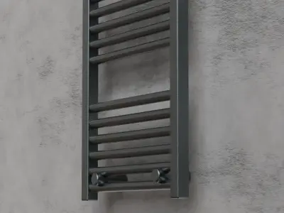 Black Radiator Free 3D model